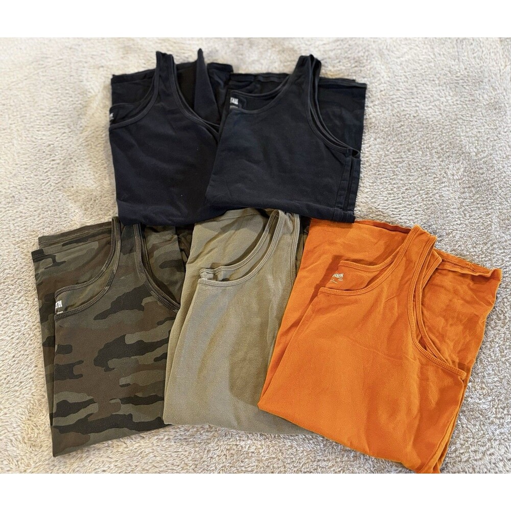 5x Lot Duluth Trading Company No-Yank Tank Top Women L